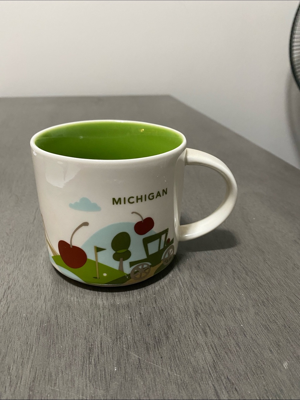 Starbucks Michigan you are here mug no box